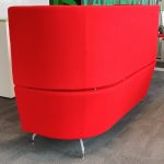 Sofa Softline wysoka 80x220 czerwona