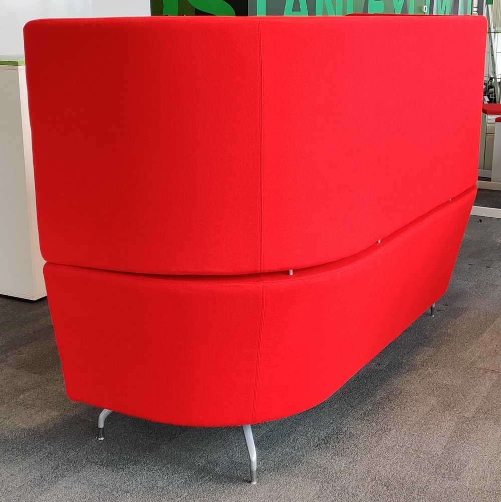 Sofa Softline wysoka 80x220 czerwona