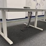 Stół konferencyjny MARO 600x140 biały 4 modułowy