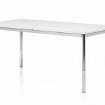 Biurko Martela Pinta 160x80 białe antracyt chrom (uszkodzona doklejka)