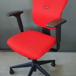 Fotel obrotowy STEELCASE Let'S B czerwony