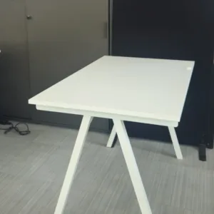 Biurko 120x70 białe Simpli Ikea noga A biała