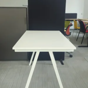 Biurko 120x70 białe Simpli Ikea noga A biała