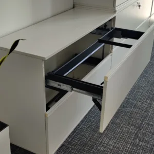 Szafa Bene aktowa z szufladami na teczki zawieszkowe biała 80x45x80 (można ustawić na sobie)