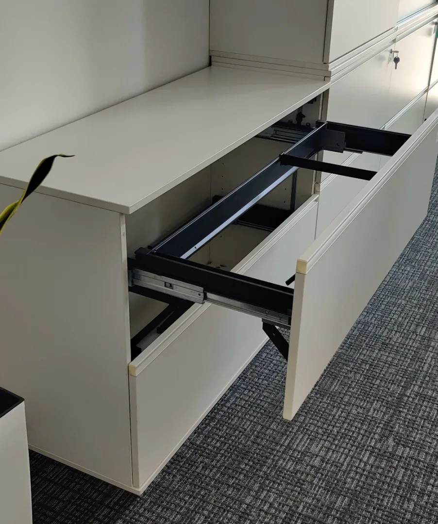 Szafa Bene aktowa z szufladami na teczki zawieszkowe biała 80x45x80 (można ustawić na sobie)