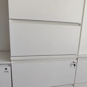 Szafa Bene aktowa z szufladami na teczki zawieszkowe biała 80x45x80 (można ustawić na sobie)