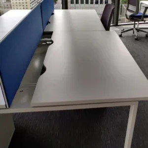 Bench 2-os. Maro 140x80 biały O ścianka niebieska