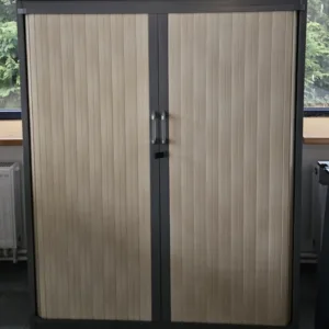 Szafa metalowa Steelcase 3,5OH szary  roleta szer. 120
