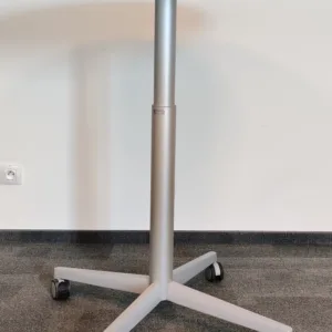 Stolik pneumatyczny BENE śr. 80 cm biały