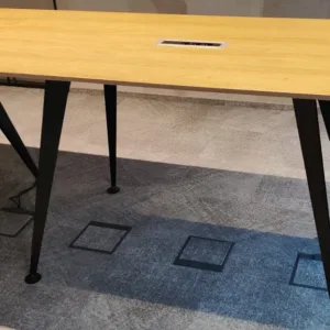 Stół konferencyjny HW wysoki 200x100x110 (h) dąb