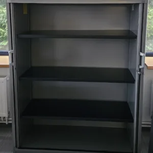 Szafa metalowa Steelcase 3,5OH szary  roleta szer. 120