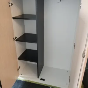 Szafa Steelcase 4OH dąb bielony UBRANIOWA