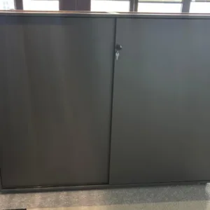 Szafa MARO 3,5OH drzwi przesuwne szer. 160 cm szara grafitowa