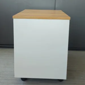 Kontener STEELCASE 2 szuflady białe top orzech S