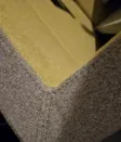 Sofa Bejot Voo Voo szaro-zielona U ze stolikiem 170x240 wys. 130