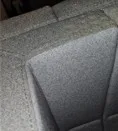 Sofa Bejot Voo Voo szaro-szara U ze stolikiem 170x240 wys. 130