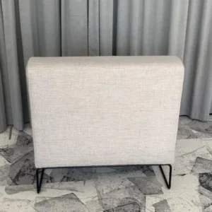 Sofa 3 modułowa beżowo szara z szezlongiem