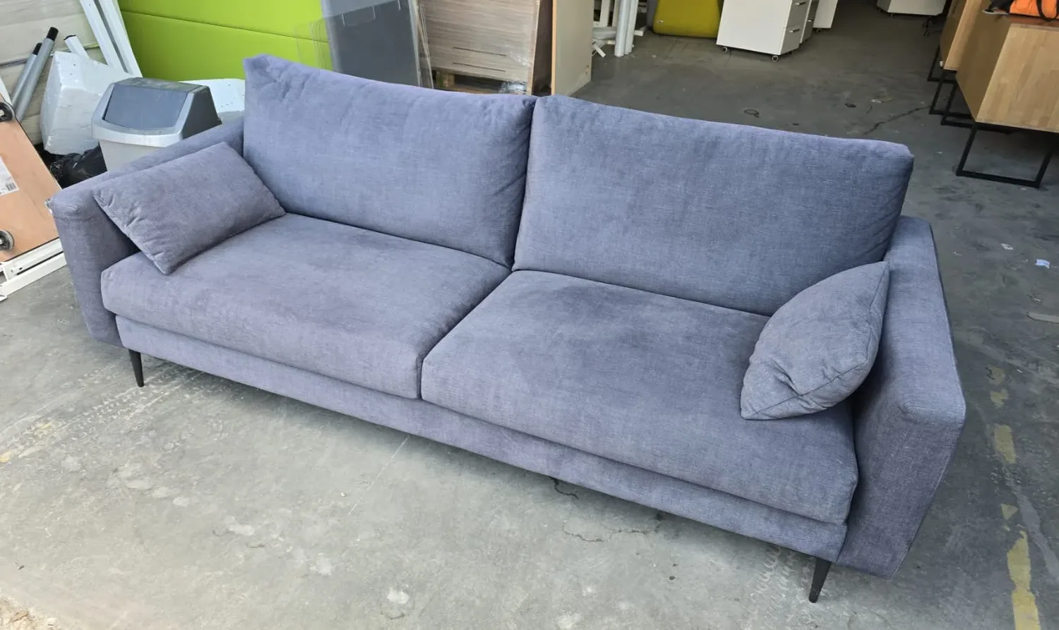 Sofa 3 osobowa szara