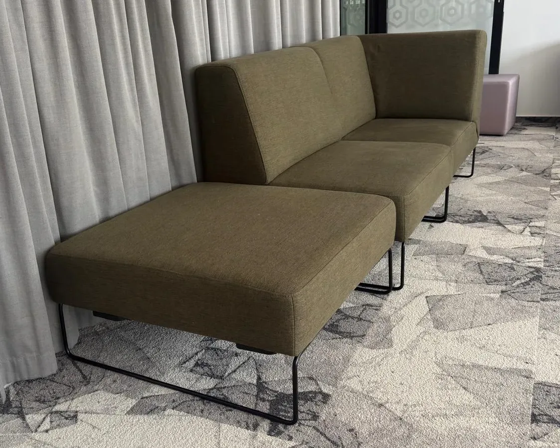 Sofa 3 modułowa zielona